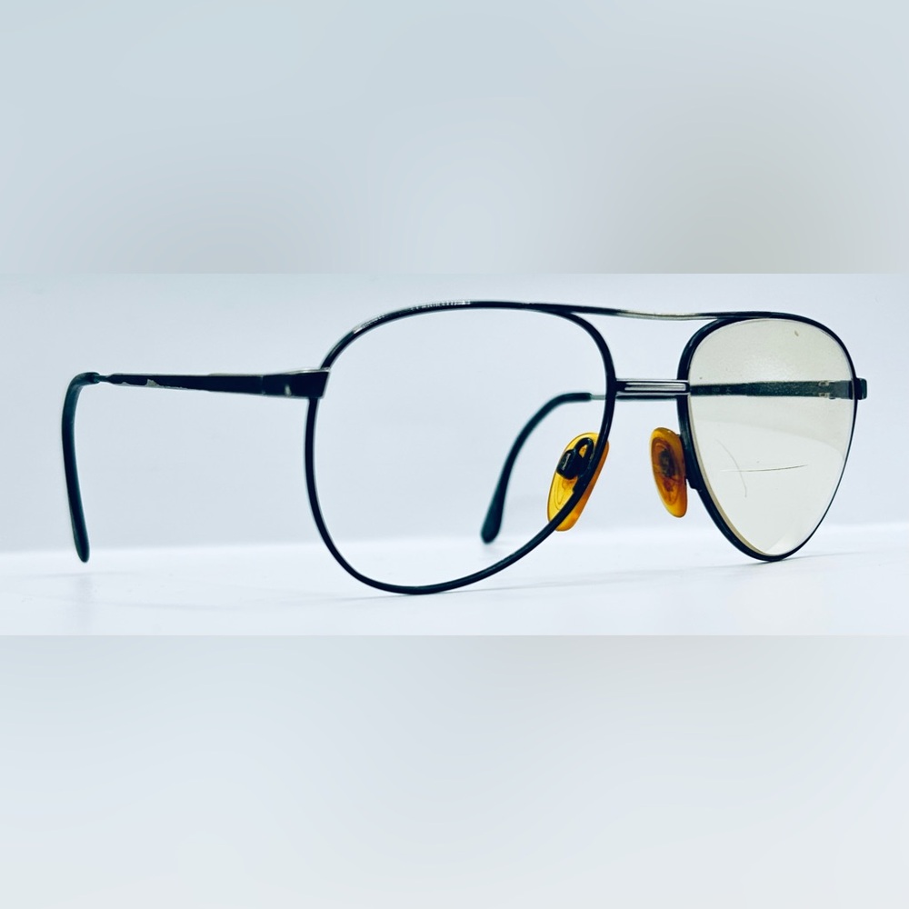 Vintage Marcolin 6507 Black Pilot Sunglasses Frames Only